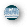 Animierte Winterlandschaft mit Weihnachts- und Neujahrsgru 